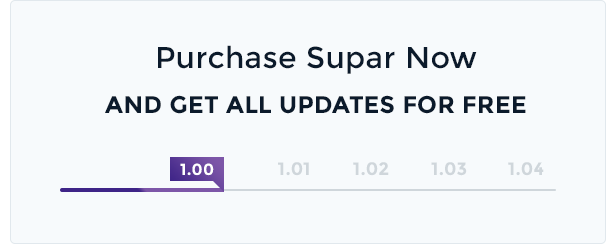 Purchase Supar Now, Get Free Update Forever