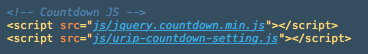 Include Countdown Timer